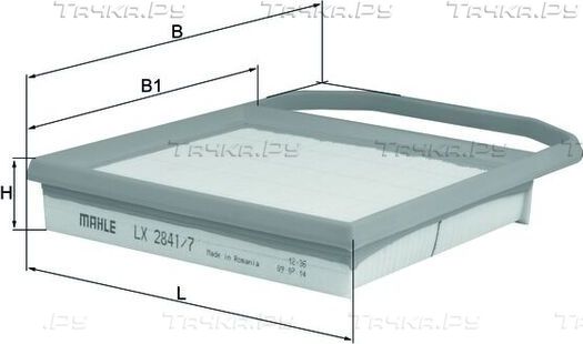 Воздушный фильтр Mahle-Knecht. Артикул LX 2841/7
