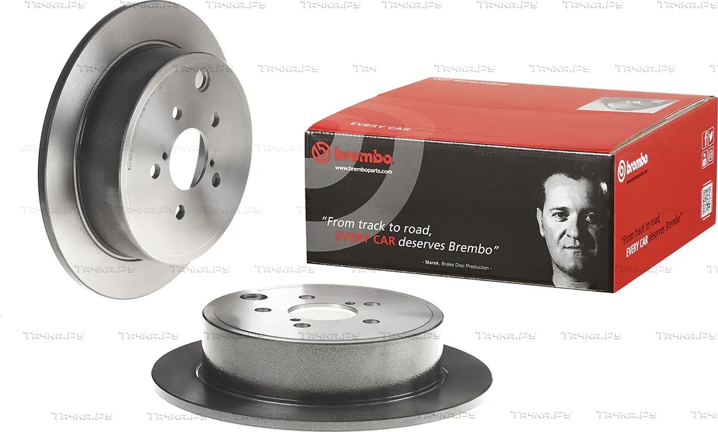 Тормозной диск Brembo UV Coated задний для Subaru Legacy V 2009-2014. Артикул 08.C252.11