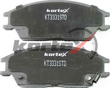 Колодки торм. HYUNDAI ACCENT (ТагАЗ)/GETZ 02-/VERNA 06- перед.к-т (Kortex). Артикул KT3331STD
