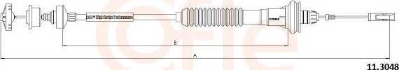 Трос сцепления Cofle. Артикул 11.3048