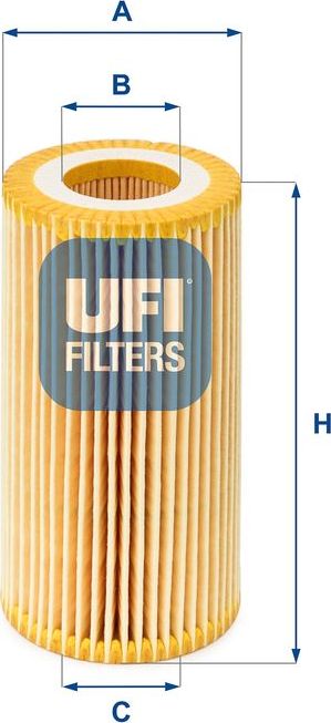 Масляный фильтр UFI. Артикул 25.039.00