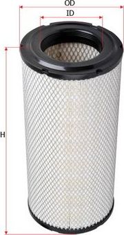 Воздушный фильтр Sakura. Артикул A-8671