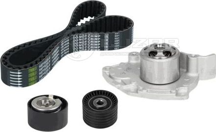 Ремкомплект ГРМ для а/м Renault Duster (10-) 2.0i (помпа/ремень/2ролика) (LWPK 0982) (Luzar). Артикул lwpk-0982