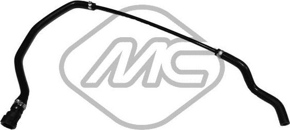 Патрубок радиатора (системы охлаждения) Metalcaucho. Артикул 09886