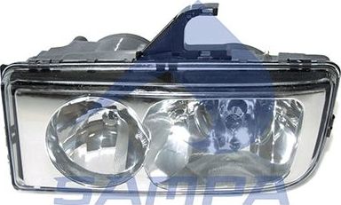 Фара передняя основная Sampa левая для Mercedes-Benz Axor 2002-2004. Артикул 201.086