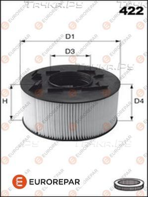 Воздушный фильтр Eurorepar для BMW 3 IV (E46) 2000-2006. Артикул E147311
