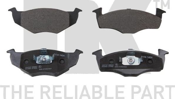 Тормозные колодки NK. Артикул 224737