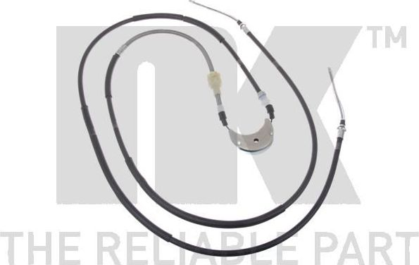 Трос ручника (тросик ручного тормоза) NK. Артикул 902577