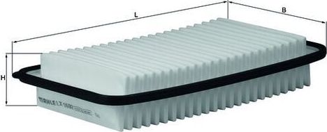 Воздушный фильтр Mahle для Toyota Corolla Verso I 2002-2009. Артикул LX 1692