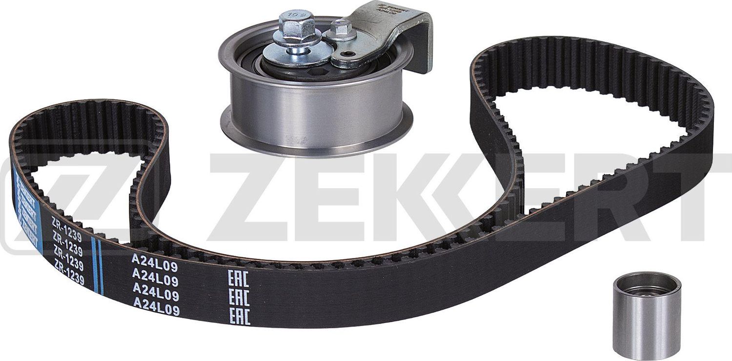 Ремень ГРМ с роликами (комплект) Zekkert (HNBR (Hydrierter Acryl-Nitril-Butadien-Kautschuk)). Артикул ZR-1239