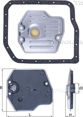 Фильтр АКПП Mahle-Knecht для Toyota Highlander I (U20) 2000-2007. Артикул HX 245D