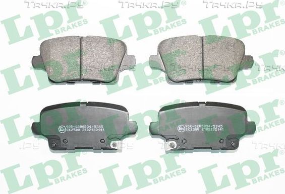 Тормозные колодки LPR. Артикул 05P2141