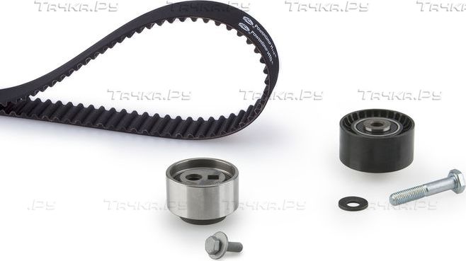 Ремень ГРМ с роликами (комплект) Gates PowerGrip® для Peugeot 406 I 2000-2004. Артикул K035524XS