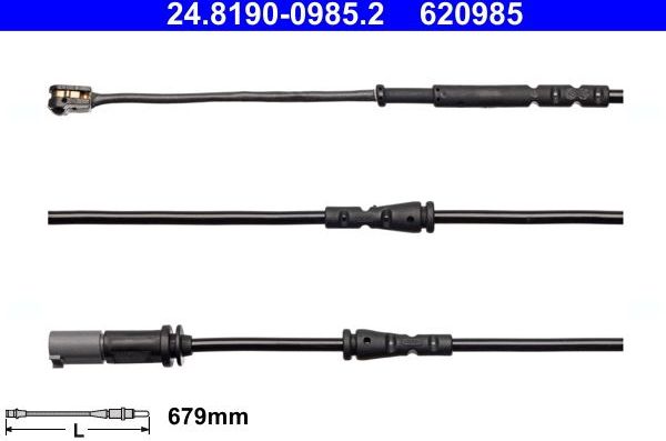 Датчик износа тормозных колодок  ATE. Артикул 24.8190-0985.2