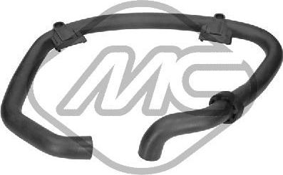 Патрубок радиатора (системы охлаждения) Metalcaucho. Артикул 98381