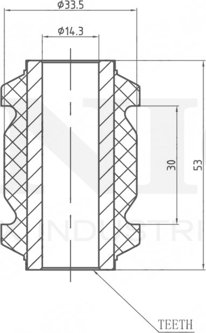 Сайлентблок рычага подвески (Unio). Артикул RMP-20490