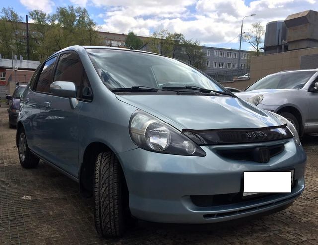 Дефлектор VT52 для капота (короткий) Honda Jazz I 2001-2008. Артикул HD03VT