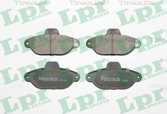 Тормозные колодки LPR передние для Fiat Seicento I 1998-2010. Артикул 05P464