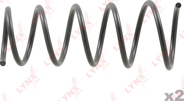 Пружина подвески LYNXauto передняя для Renault Duster I 2010-2022. Артикул SC-2836