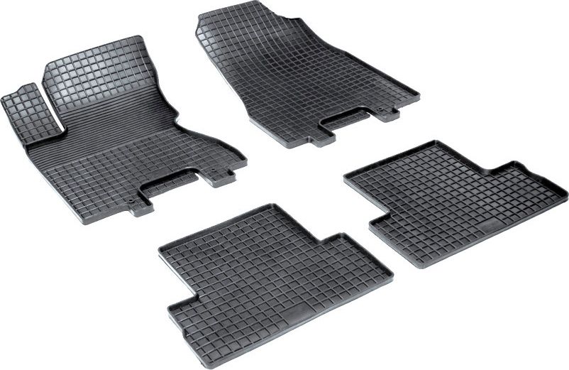 Коврики резиновые Seintex с узором сетка для салона Nissan Х-Trail T31 2007-2014. Артикул 00562