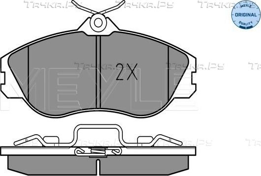 Тормозные колодки Meyle Original передние для Audi 100 III (C3) 1982-1990. Артикул 025 211 3819/W