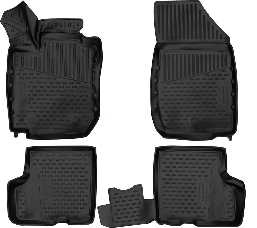 Коврики 3D Element для салона Lada Largus 5 мест. 2021-2026. Артикул ELEMENT3DA0N121210k