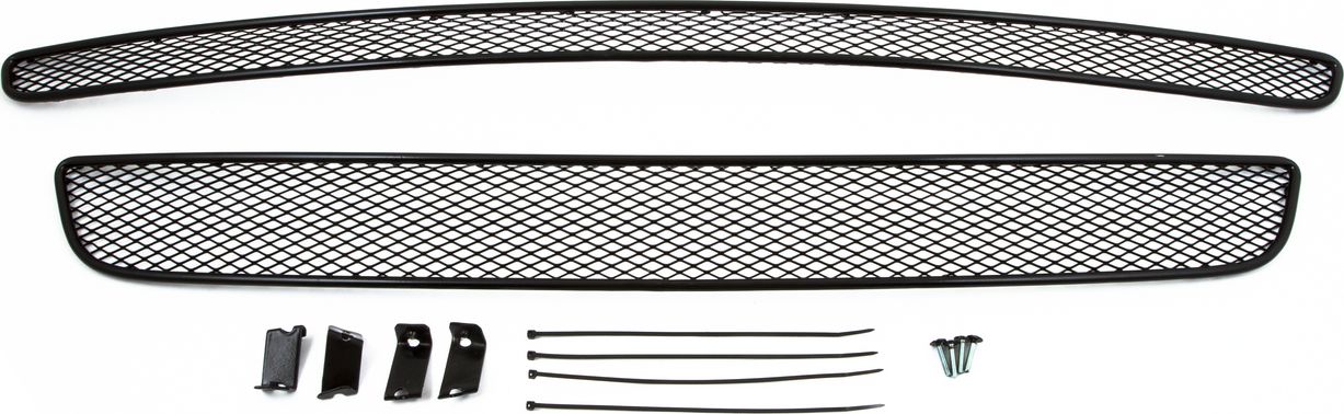 Сетка внешняя Arbori на бампер, черная 15 мм для RENAULT Koleos 2008-2011 для автомобилей с накладкой на решётку бампера. Артикул 01-431608-151