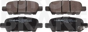 Тормозные колодки Eurobrake задние для Infiniti QX50 I 2013-2017. Артикул 5502225221