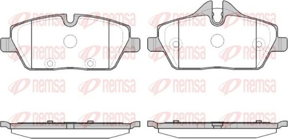 Тормозные колодки Remsa. Артикул 1131.30