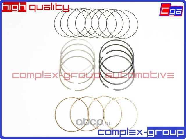 Комплект колец на 4 цилиндра 12033EN20B 12033CK80A 12033EN20A (CGA). Артикул 1RNG1002RA
