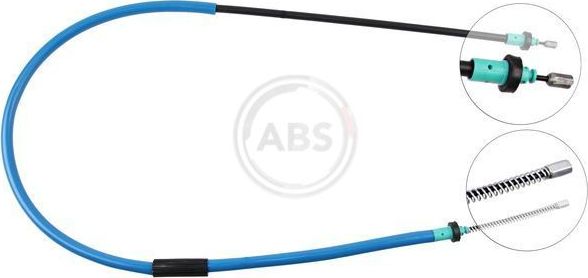 Трос ручника (тросик ручного тормоза) ABS задний левый для Renault Clio III 2005-2014. Артикул K19717