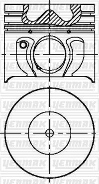 Поршень Yenmak для Ford Transit VI 2000-2006. Артикул 31-04033-050
