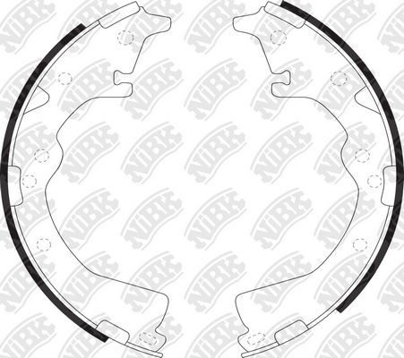 Тормозные колодки NiBK. Артикул FN2252