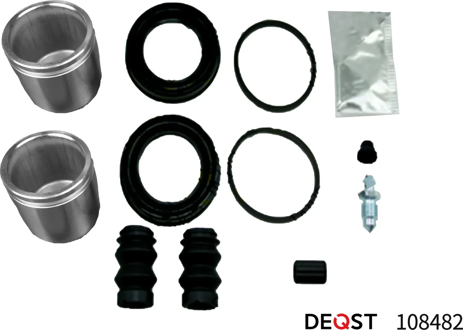 Ремкомплект тормозного суппорта с поршнем переднего (Поршень O 60 mm). CHEVROLET (Deqst). Артикул 108482