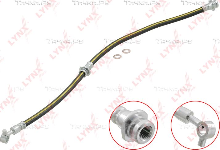 Тормозной шланг LYNXauto для Nissan Tiida I 2007-2012. Артикул BL-4127