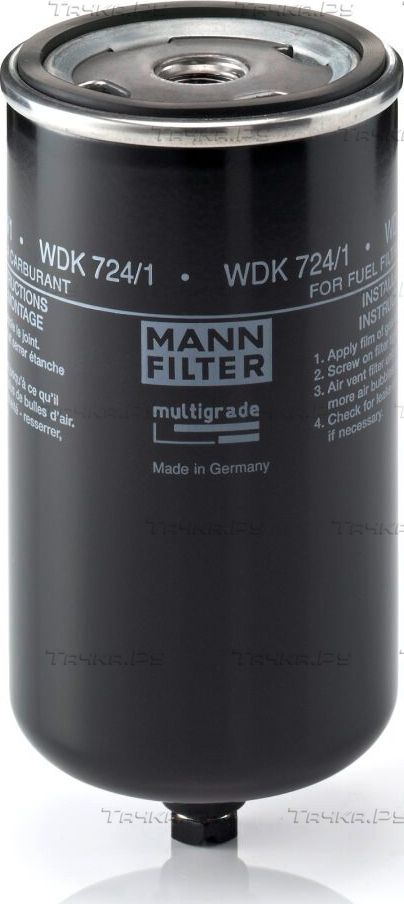 Топливный фильтр Mann-Filter для MAN NG 1998-2026. Артикул WDK 724/1