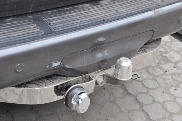 Фаркоп Baltex для Lexus GX 460 2010-2013. (с декор. накладкой) Фланцевое крепление. Артикул Y13aNL