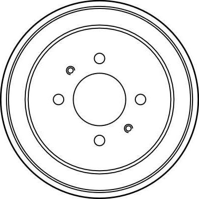 Тормозной барабан TRW задний для Hafei Sigma 2003-2009. Артикул DB4240