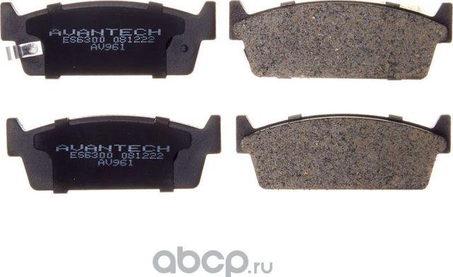 Колодки тормозные (Avantech). Артикул AV961