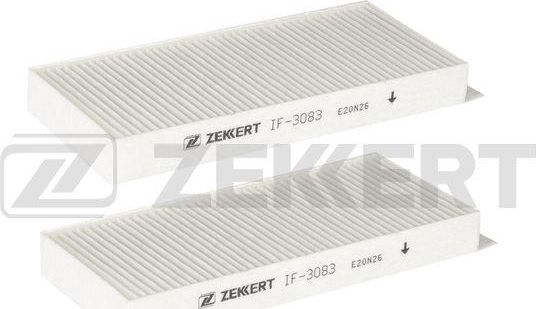 Салонный фильтр Zekkert. Артикул IF-3083