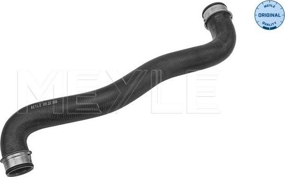 Патрубок системы охлаждения (радиатора) Meyle (EPDM (Этилен-пропиленовый каучук)). Артикул 019 222 0035