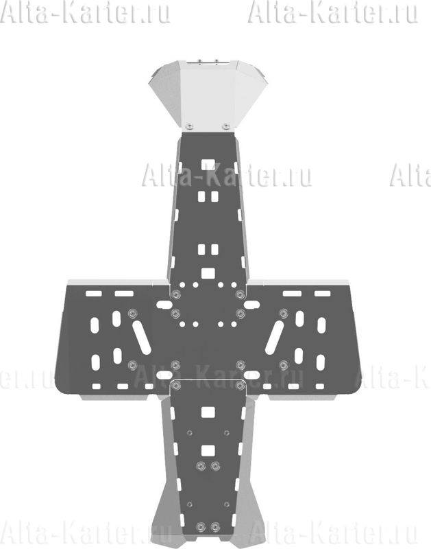 Защита Storm для днища и порогов квадроцикла Can-Am Outlander 2012-2015. Артикул 40.2177