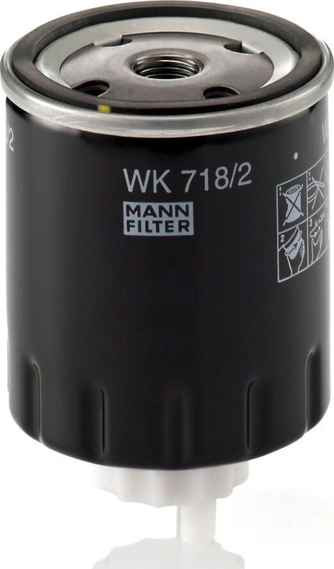 Топливный фильтр Mann-Filter. Артикул WK 718/2