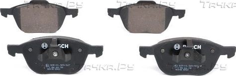 Тормозные колодки Bosch (Low-Metallic) передние для Ford Focus III 2010-2019. Артикул 0 986 424 794