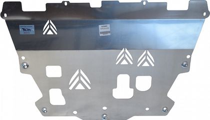 Защита алюминиевая АВС-Дизайн для картера и КПП Volvo XC90 II 2015-2019. Артикул 25.05ABC