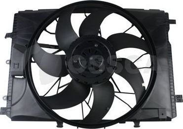 Вентилятор радиатора двигателя OSSCA для Mercedes-Benz CLS II (C218) 2011-2017. Артикул 19100