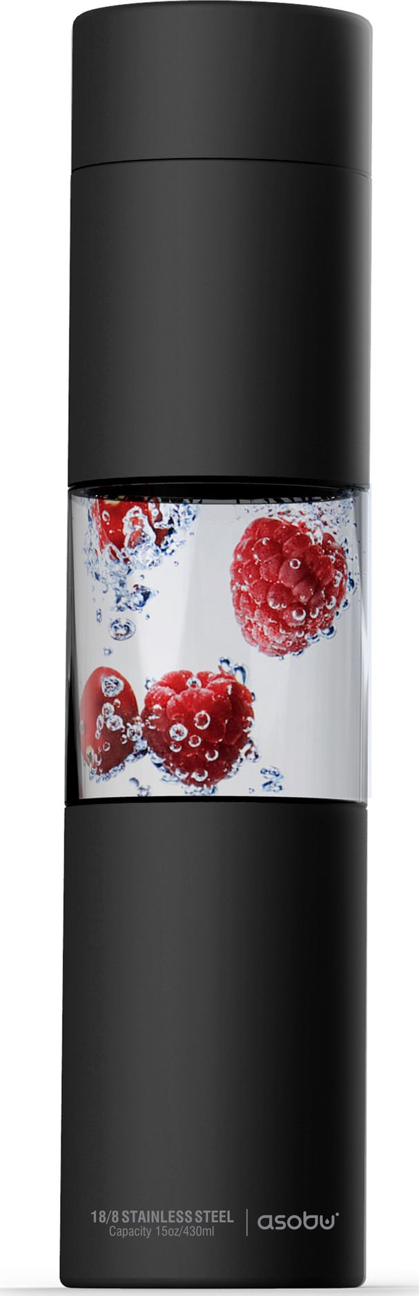 Бутылка Asobu FLAVOUR U SEE, 500 мл, Черная. Артикул SWG15.06-BLACK