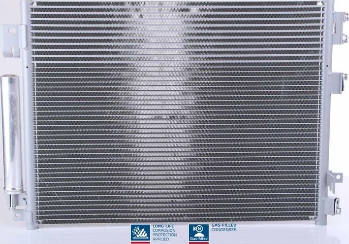 Радиатор кондиционера (конденсатор) Nissens (алюминий). Артикул 940706