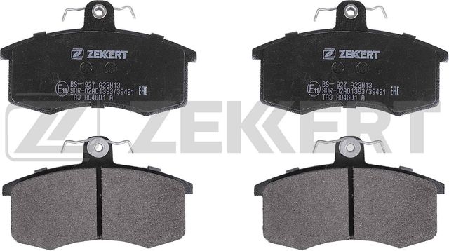 Тормозные колодки Zekkert передние для Datsun mi-DO 2014-2026. Артикул BS-1927