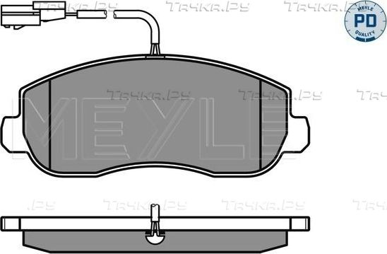 Тормозные колодки Meyle PD. Артикул 025 251 4718/PD